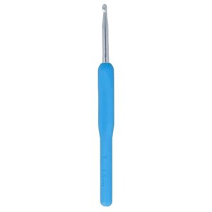 Крючок для вязания Gamma с пластиковой ручкой, металл, d 4,5 мм, 14 см, в чехле