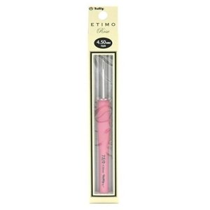 Крючок для вязания с ручкой "ETIMO Rose" 4,5мм, Tulip, TER-09e