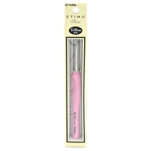 Крючок для вязания с ручкой ETIMO Rose 5мм, Tulip, TER-10e