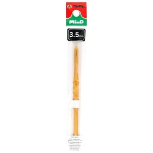 Крючок для вязания Tulip MinD 3,5мм, сталь / золотистый, арт. TA-0024E