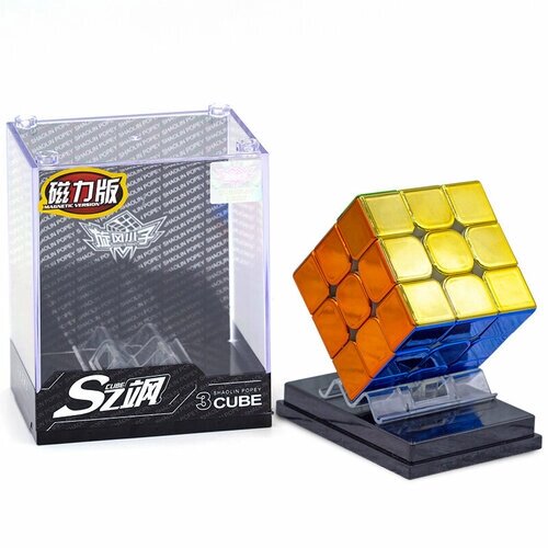 Кубик Рубика Cyclone Boys Shaolin Popey Golden Magnetic Cube 3x3 3x3 от компании М.Видео - фото 1