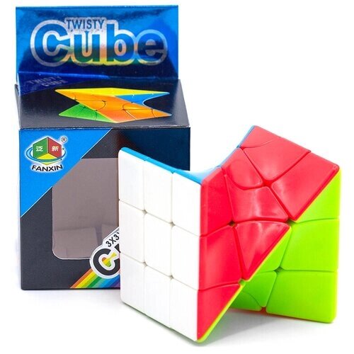 Кубик Рубика FanXin Закрученный 3x3 Twisty Cube Color от компании М.Видео - фото 1
