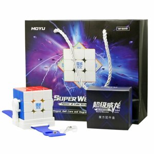 Кубик Рубика MoYu Super WeiLong 3x3x3 (8-Magnet Ball-Core + Maglev + UV Coated)
