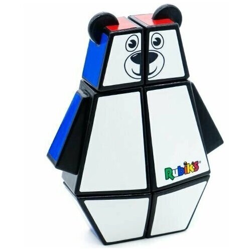 Кубик рубика Rubik's Мишка / Черный пластик / Развивающая головоломка от компании М.Видео - фото 1