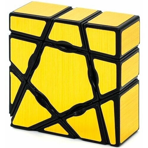 Кубик рубика YJ 3x3x1 Ghost Mirror blocks Золотой / Головоломка для подарка от компании М.Видео - фото 1