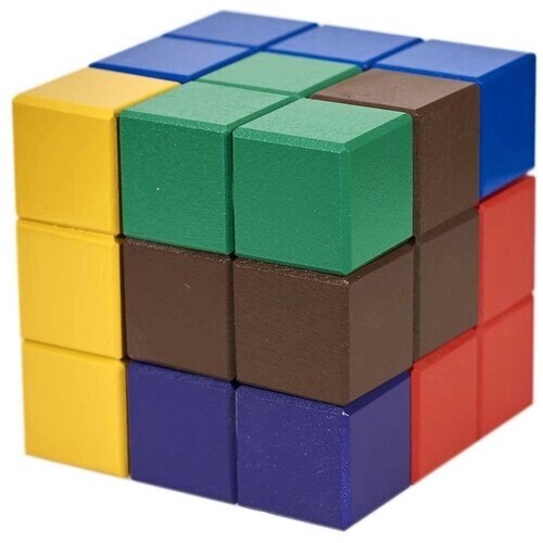 Кубики для всех, Световид (игры Никитина, дерево, картонная коробка) от компании М.Видео - фото 1