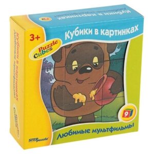 Кубики-пазлы Step puzzle Любимые мультфильмы 87309