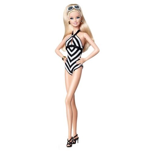 Кукла Barbie Барби демонстрирует купальный костюм, BCP84 от компании М.Видео - фото 1