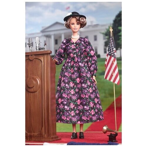 Кукла Barbie Eleanor Roosevelt Inspiring Women (Барби Элеонора Рузвельт - Вдохновляющие Женщины) от компании М.Видео - фото 1