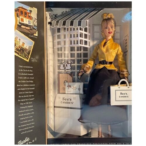 Кукла Barbie I Left My Heart in San Francisco See's Candies (Барби я оставила свое сердце в Сан-Франциско) от компании М.Видео - фото 1