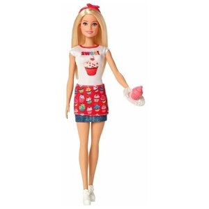Кукла Barbie Кондитер, 29 см, FHP65