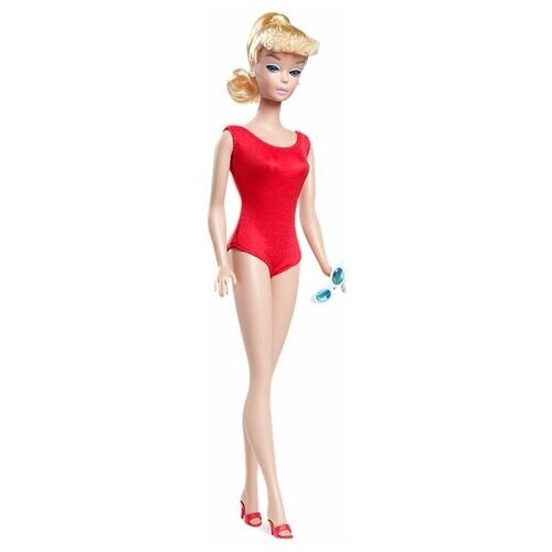 Кукла Barbie Let’s Play — Blonde (Барби Давай Поиграем + 4 комплекта одежды Блондинка) от компании М.Видео - фото 1
