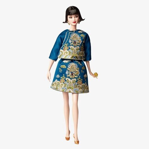 Кукла Barbie Lunar New Year Doll 2023 Designed by Guo Pei (Барби Лунный Новый Год 2023 от Го Пэй) от компании М.Видео - фото 1