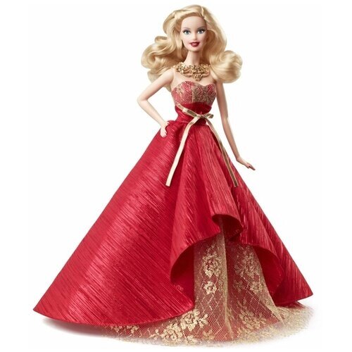 Кукла Barbie Праздничная 2014 Блондинка, 28 см, BDH13 от компании М.Видео - фото 1