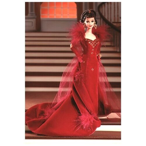 Кукла Barbie Scarlett O’Hara Red Dress (Барби Скарлетт О’Хара Красное платье) от компании М.Видео - фото 1