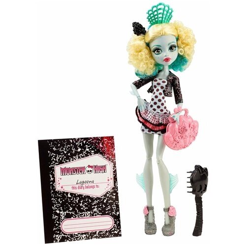 Кукла Monster High Монстры по обмену Лагуна Блю, 26 см, CDC37 разноцветный от компании М.Видео - фото 1