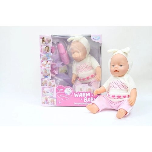 Кукла-пупс с аксессуарами для девочек, играем в дочки-матери, кукла ребенок WZJ058B-557 от компании М.Видео - фото 1