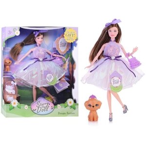 Кукла SK017D "Цветочная Фея" с питомцем, подвижные руки и ноги, в коробке