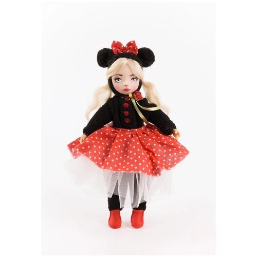 Кукла Тедди-Долл Carolon игрушка Кукла модница Teddy-Doll черный-красный от компании М.Видео - фото 1