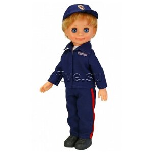Кукла Весна Мальчик в форме Полицейского, 30 см