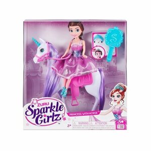 Кукла Zuru Sparkle Girlz Принцесса с лошадью (10057) удалить ПО задаче