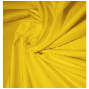 Курточная Ткань для шитья Дюспо Dewspo 240 PU Milky, Текса Вей, плотность 85, ширина 1,5*5, желтый