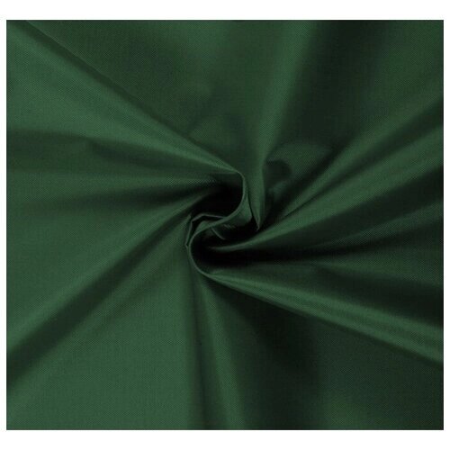 Курточная Ткань для шитья Ткань Оксфорд 240D PU1000, Текса ВЕЙ, плотность 115, ширина 1,5*5, темно зеленый от компании М.Видео - фото 1