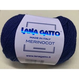 Lana Gatto merinocot 53% мериносовая шерсть 47% хлопок;50гр-125 м (1 моток)
