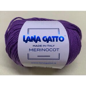Lana Gatto merinocot 53% мериносовая шерсть 47% хлопок;50гр-125м (1 моток)