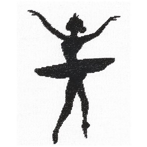 Lanarte Набор для вышивания Ballet Silhouette 3 (Балетный силуэт 3) 11.5 х 14.5 см (PN-0008133) от компании М.Видео - фото 1