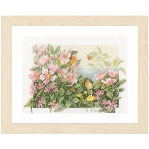Lanarte Набор для вышивания Birds & roses (Птицы и розы) 37 х 25 см (PN-0157494)