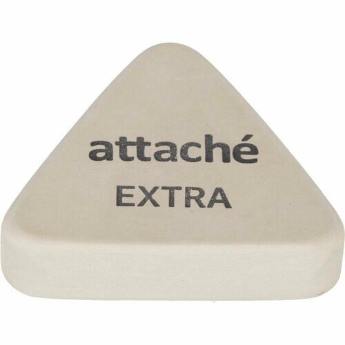 Ластик Attache Extra, натуральный каучук, треугольный, 40x38x10мм от компании М.Видео - фото 1