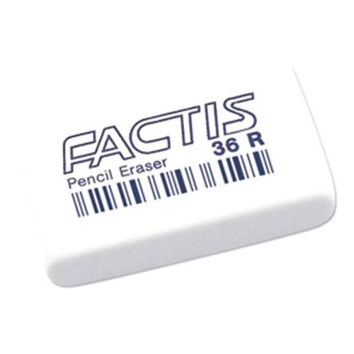Ластик FACTIS 36 R (Испания), 40х24х9 мм, белый, прямоугольный, мягкий, CNF36RB от компании М.Видео - фото 1