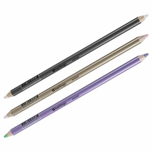 Ластик-карандаш Berlingo "Eraze 870", двухсторонний, круглый, цвета ассорти, 3 штуки