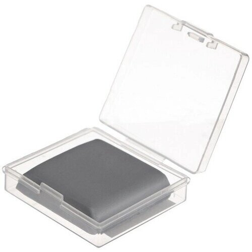 Ластик клячка прямоугольный серый (размер 37 х 35 х 0,9 мм) в коробочке (штрихкод на штуке) от компании М.Видео - фото 1