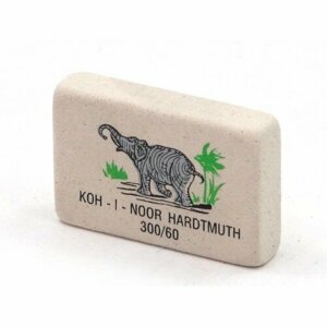 Ластик (KOH-I-NOOR) Elephant 30*20мм каучук арт. 300/60. Количество в наборе 30 шт.