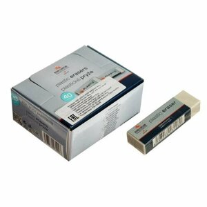 Ластик Koh-I-Noor синтетика PLASTIC 4770 60 х 18 х 12 мм, белый, индивидуальная упаковка (комплект из 21 шт)