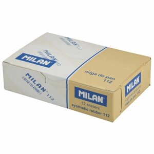 Ластик Milan 112 (овальный, синтетический каучук, 73x28x9мм) 12шт. (CMM112)