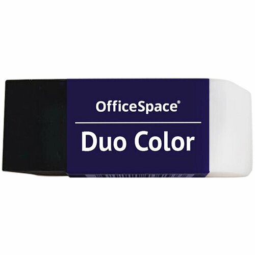 Ластик OfficeSpace "Duo Color", прямоугольный, ECO-ПВХ, 59*21*10мм, 30 шт. от компании М.Видео - фото 1