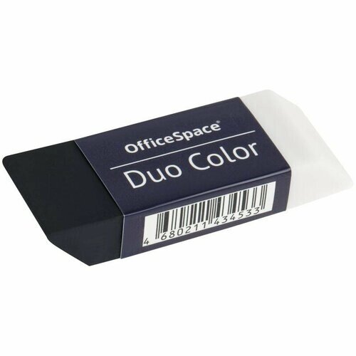 Ластик OfficeSpace "Duo Color", прямоугольный, ECO-ПВХ, 59*21*10мм от компании М.Видео - фото 1