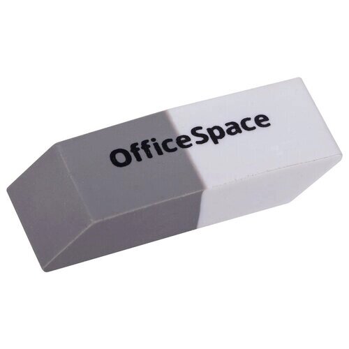 Ластик OfficeSpace скошенный 40 шт комбинированный, термопластичная резина, 41*14*8 мм от компании М.Видео - фото 1
