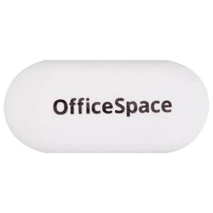 Ластик овальный 24 шт OfficeSpace "FreeStyle" термопластичная резина, 60*28*12 мм