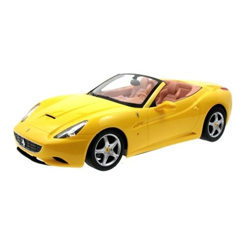 Легковой автомобиль Rastar Ferrari California (47200), 1:12, 38 см, желтый от компании М.Видео - фото 1