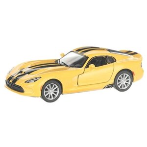 Легковой автомобиль Serinity Toys 2013 Dodge SRT Viper GTS (5363DFKT) 1:36, 13 см, желтый