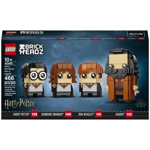 LEGO BrickHeadz 40495 Гарри, Гермиона, Рон и Хагрид, 466 дет.
