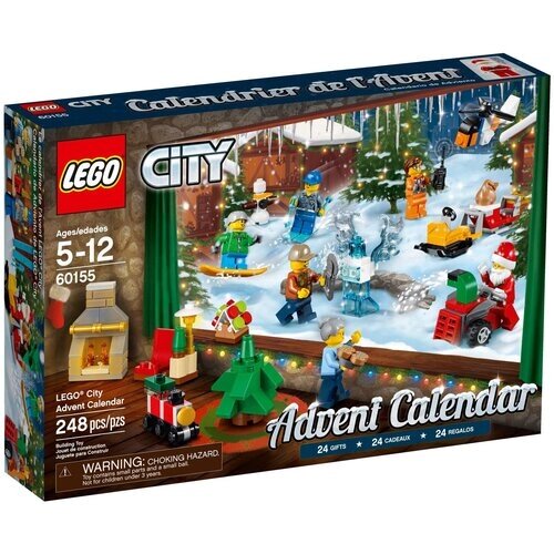 LEGO City 60155 Рождественский календарь, 248 дет. от компании М.Видео - фото 1