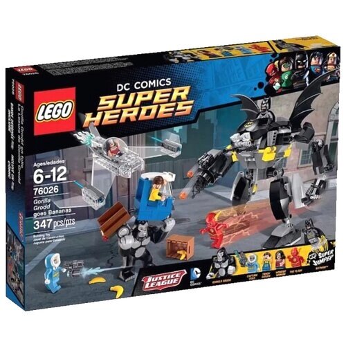 LEGO DC Super Heroes 76026 Свирепость Гориллы Гродда, 347 дет. от компании М.Видео - фото 1