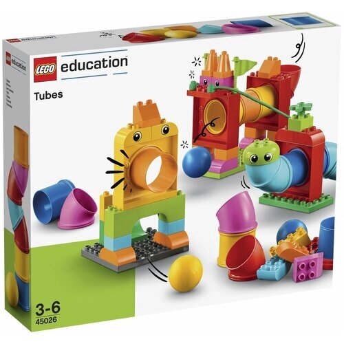 LEGO Education PreSchool DUPLO 45026 Новый набор с трубками, 150 дет. от компании М.Видео - фото 1