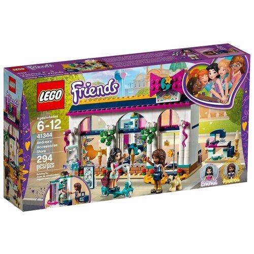 LEGO Friends 41344 Магазин аксессуаров Андреа, 294 дет. от компании М.Видео - фото 1