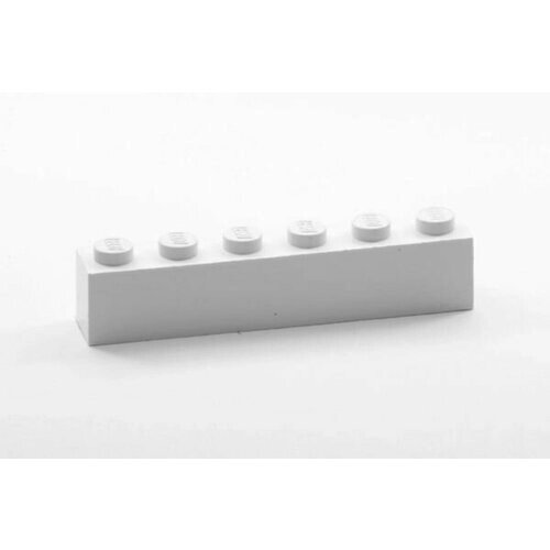 LEGO Кирпич 1 x 6, белый (3009 / 300901) набор из 50 шт. от компании М.Видео - фото 1